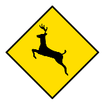 on.road.deer.xing.gif